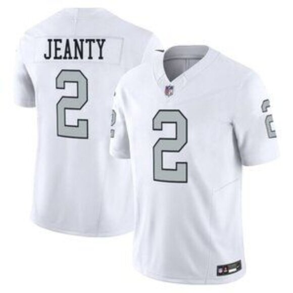 Mens Kids Youths Womens Ashton Jeanty White Stitched Jersey Rush